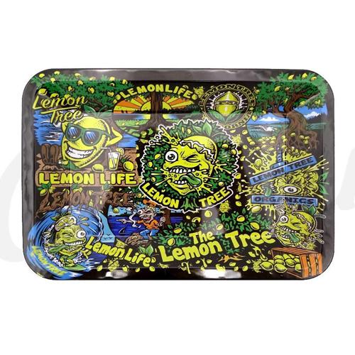 Wise Skies Large Psychedelic Hand Design Rolling Tray Rolling Papers UK 